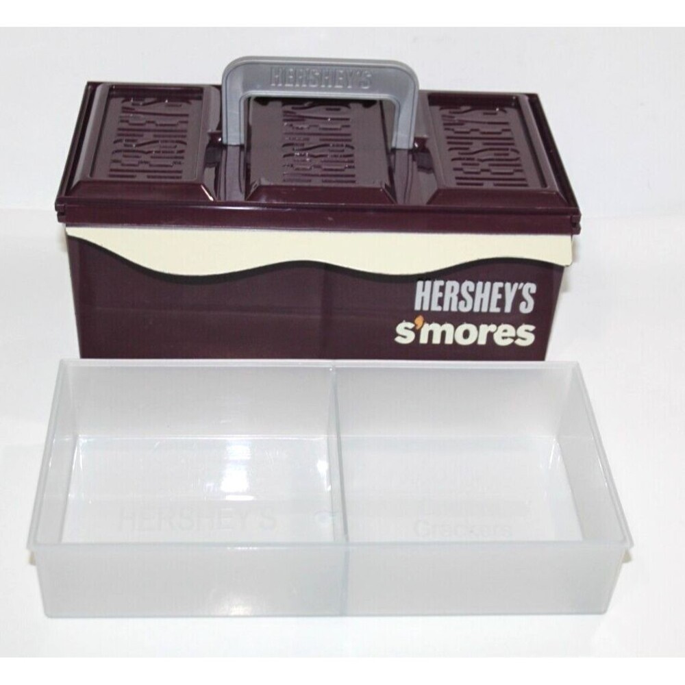 Hershey's S'Mores Caddy Glow In The Dark Carry Case Organizer Camping Tackle Box